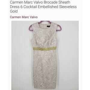 Carmen Marc Valvo collection dress for women party NWT
